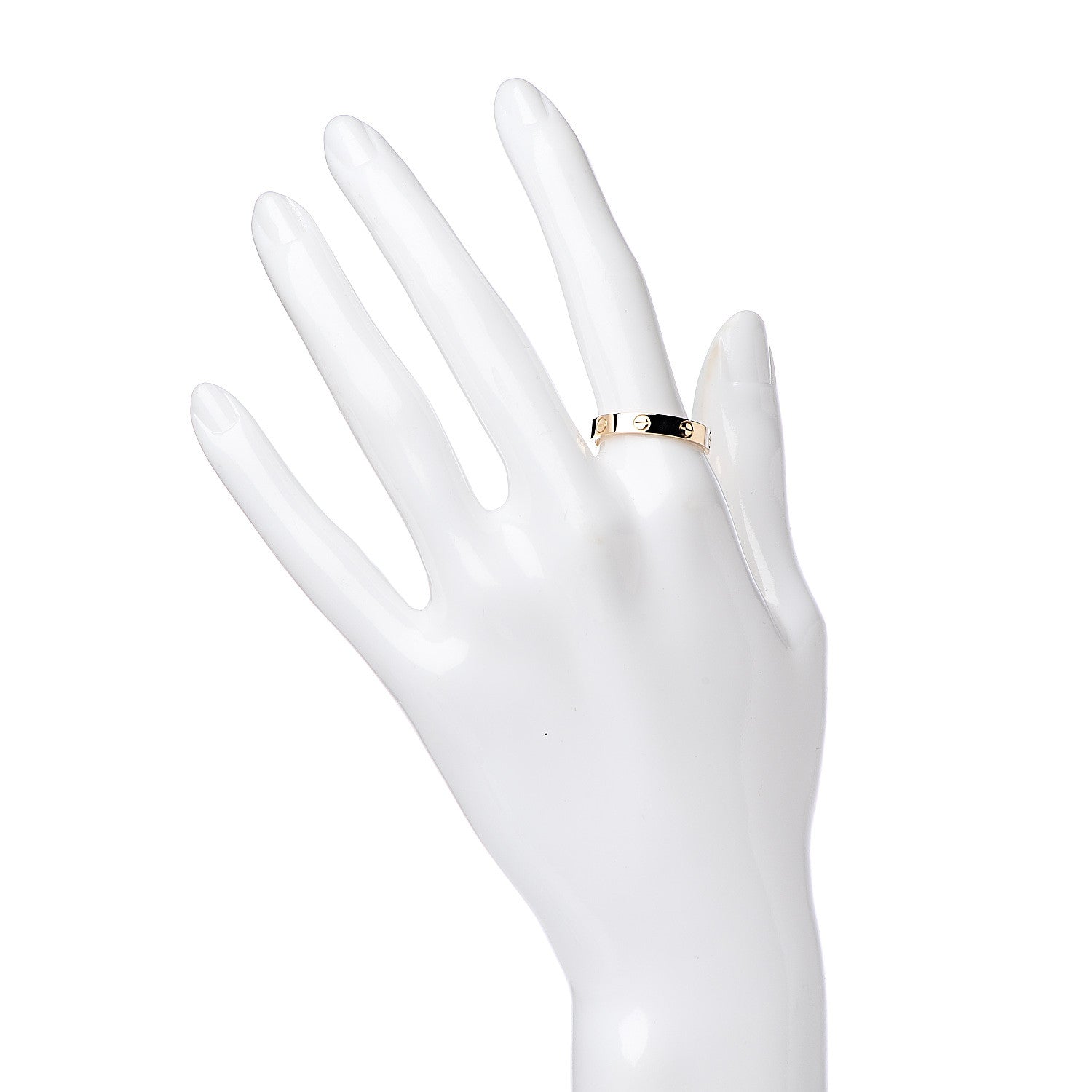 Cartier 18K Yellow Gold 3.5mm LOVE Wedding Band Ring 59 8.75 2 of 4