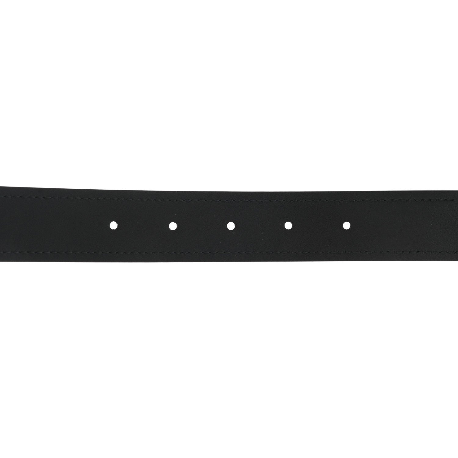 Gucci Ciny Lux Calfskin Blondie 30mm Belt 75 30 Black 5 of 5