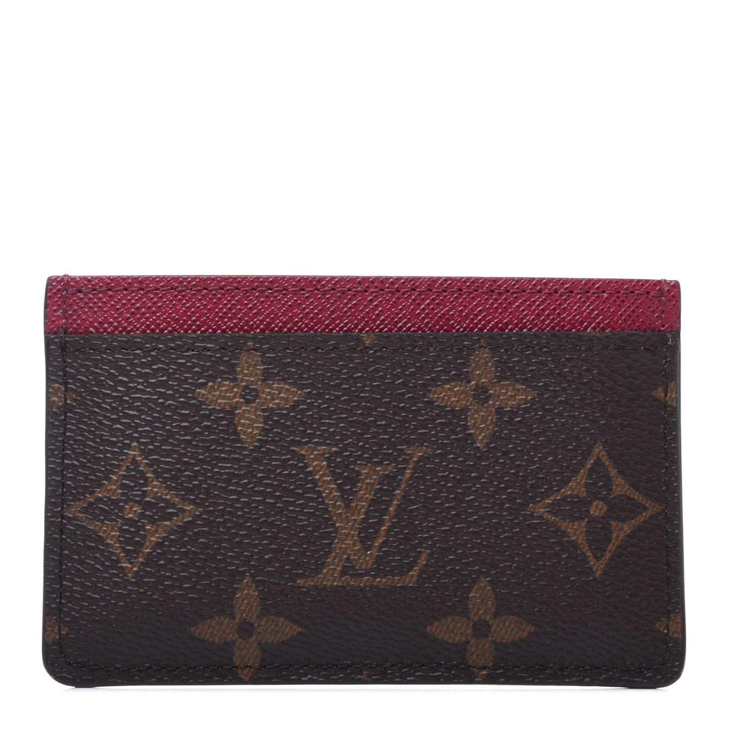 Monogram Card Holder Fuchsia