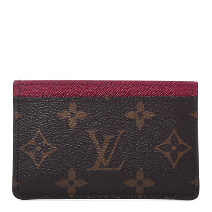 Louis Vuitton Monogram Card Holder Fuchsia 1 of 10