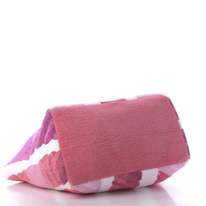 Chanel Terry Cotton CC Beach Tote Pink 4 of 9