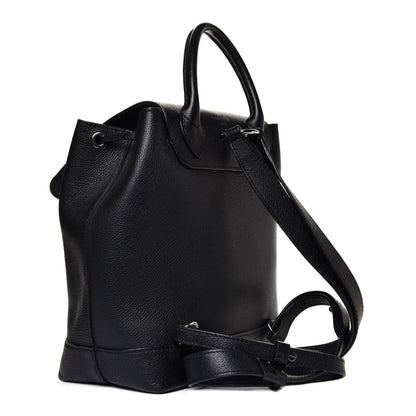 Louis Vuitton Calfskin Lockme Backpack Black 2 of 5