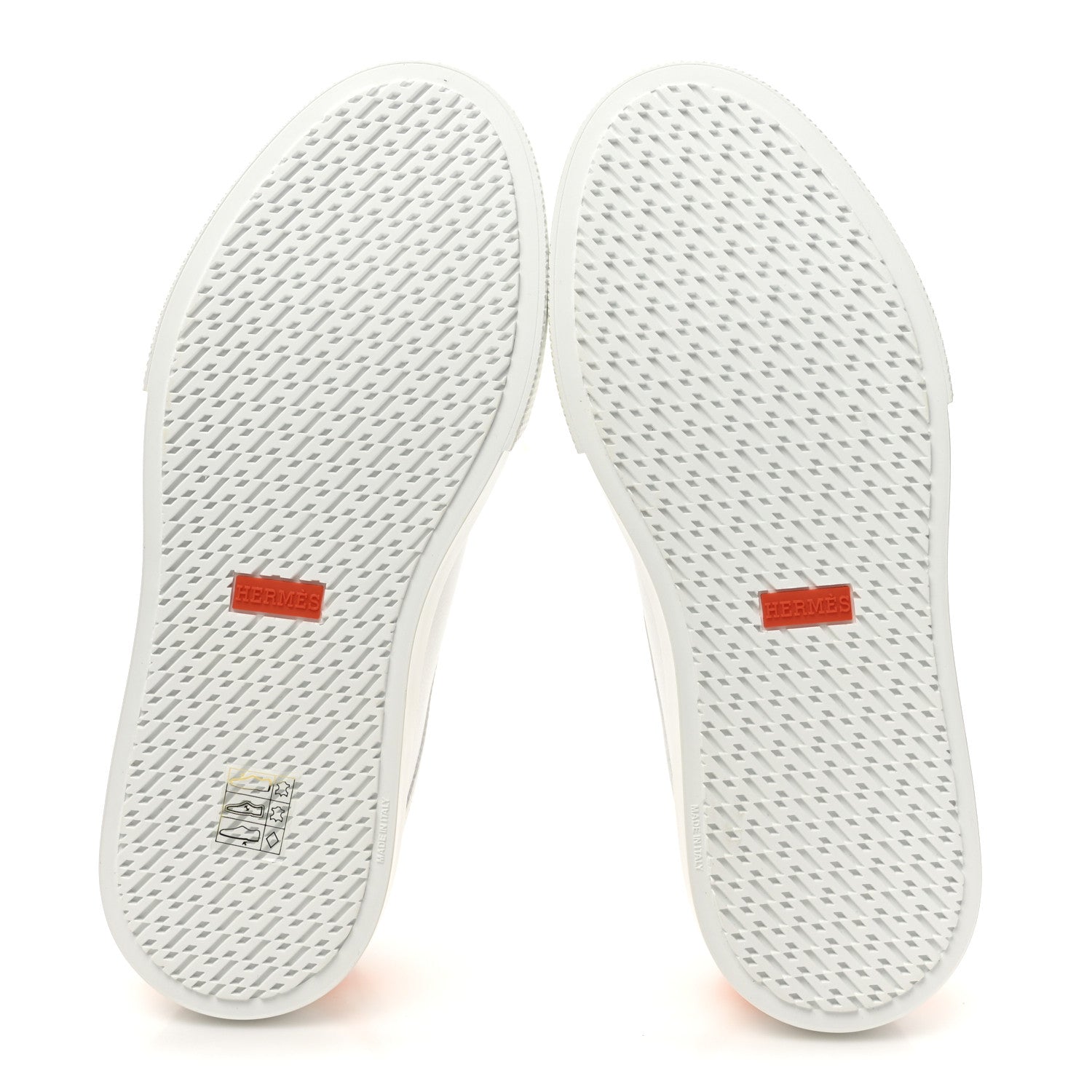 Hermes Calfskin Alligator Womens Get Sneakers 38 White 7 of 11
