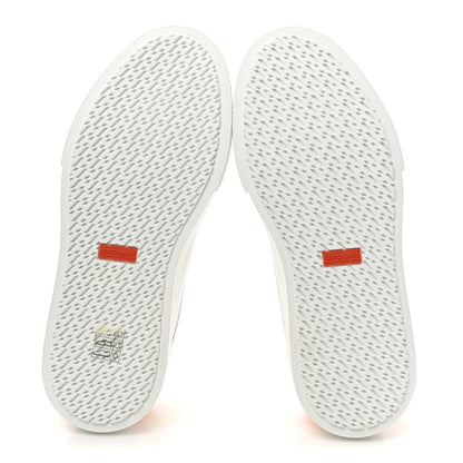 Hermes Calfskin Alligator Womens Get Sneakers 38 White 7 of 11