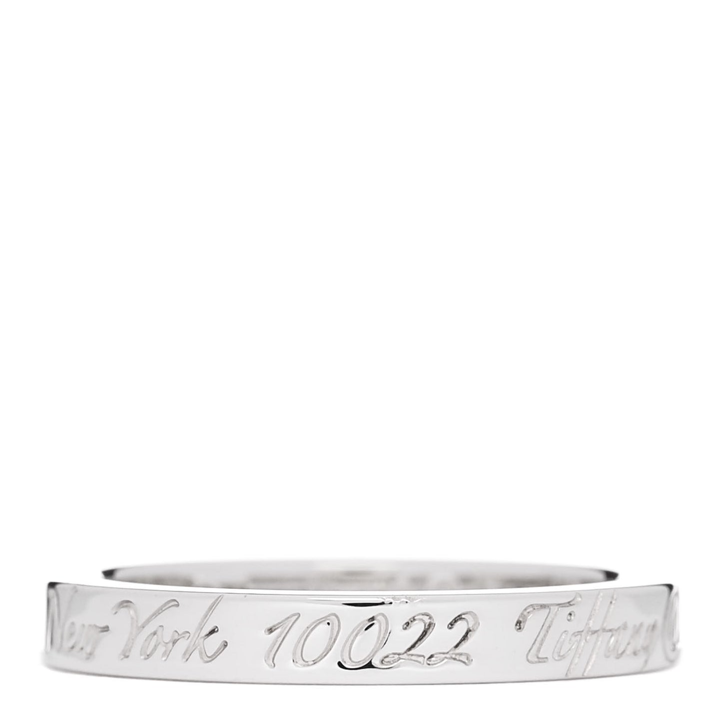 Sterling Silver Narrow Notes Ring 53 6.25