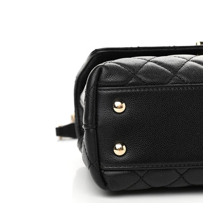 Chanel Caviar Quilted Mini Coco Handle Flap Black 8 of 11