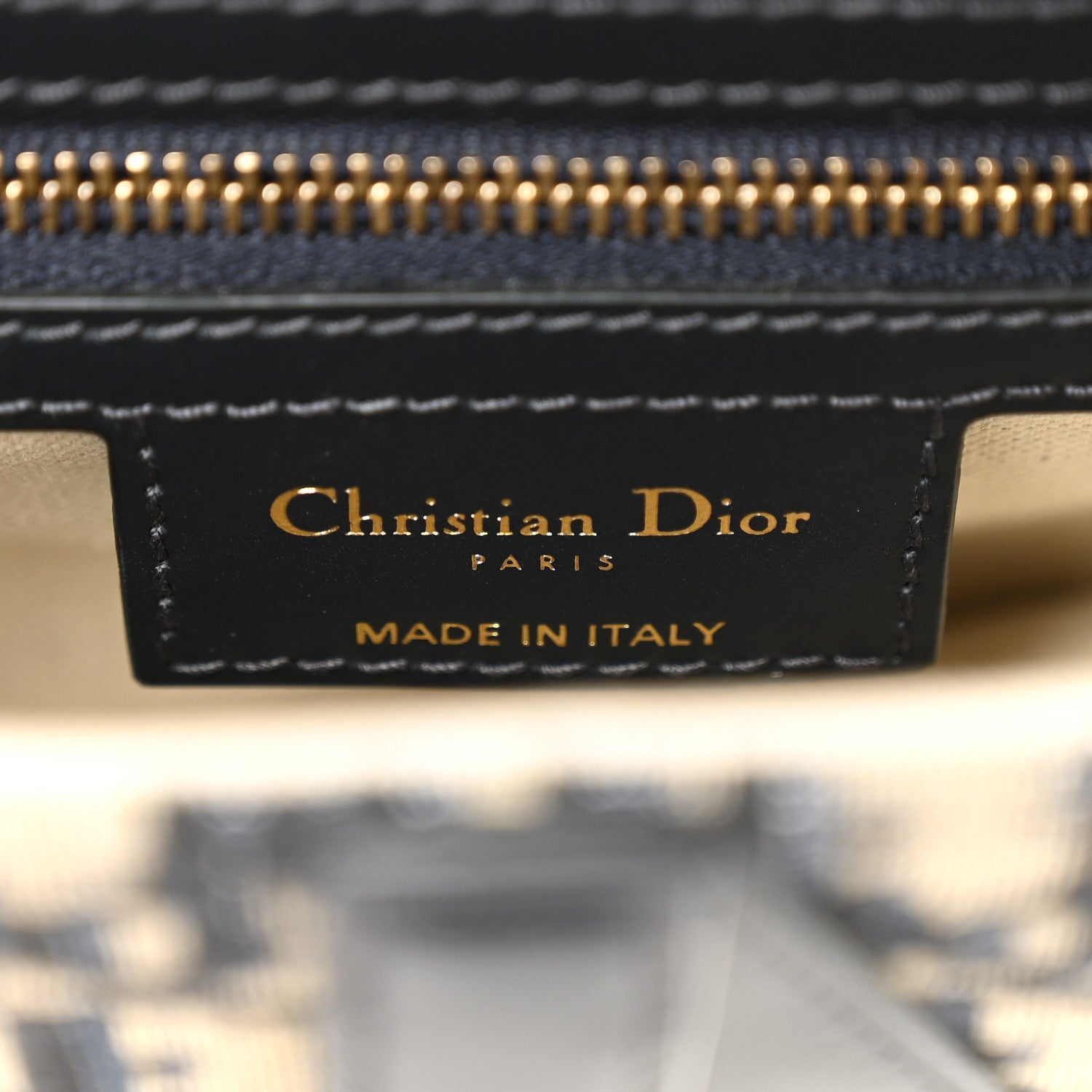 Christian Dior Oblique Saddle Bag With Strap Blue 6 of 10
