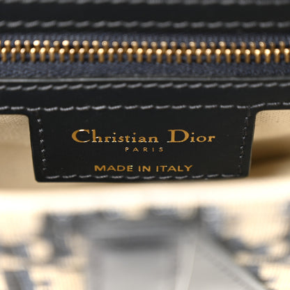 Christian Dior Oblique Saddle Bag With Strap Blue 6 of 10