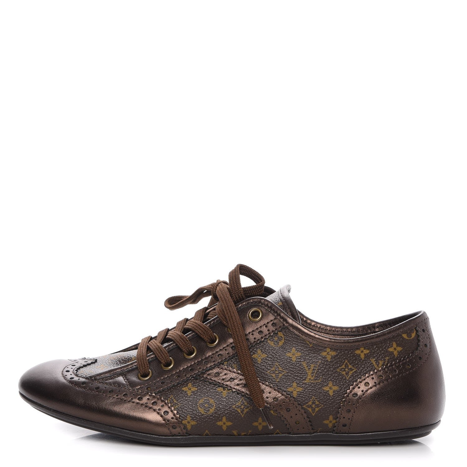 Louis Vuitton Calfskin Monogram Lyrics Sneakers 37.5 1 of 12