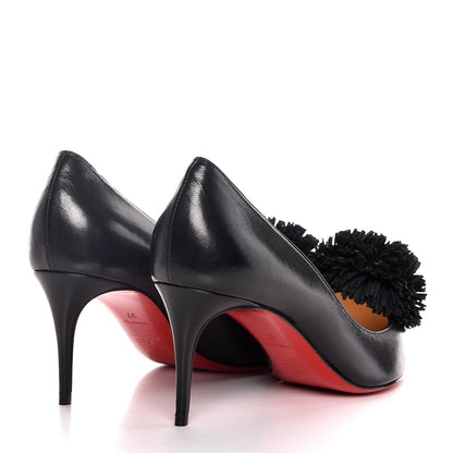 Christian Louboutin Shiny Nappa Konstantina 70 Pumps 37 Black 4 of 8
