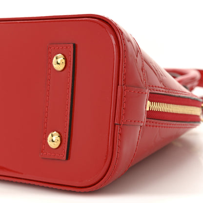 Louis Vuitton Vernis Alma BB Cherry 10 of 11