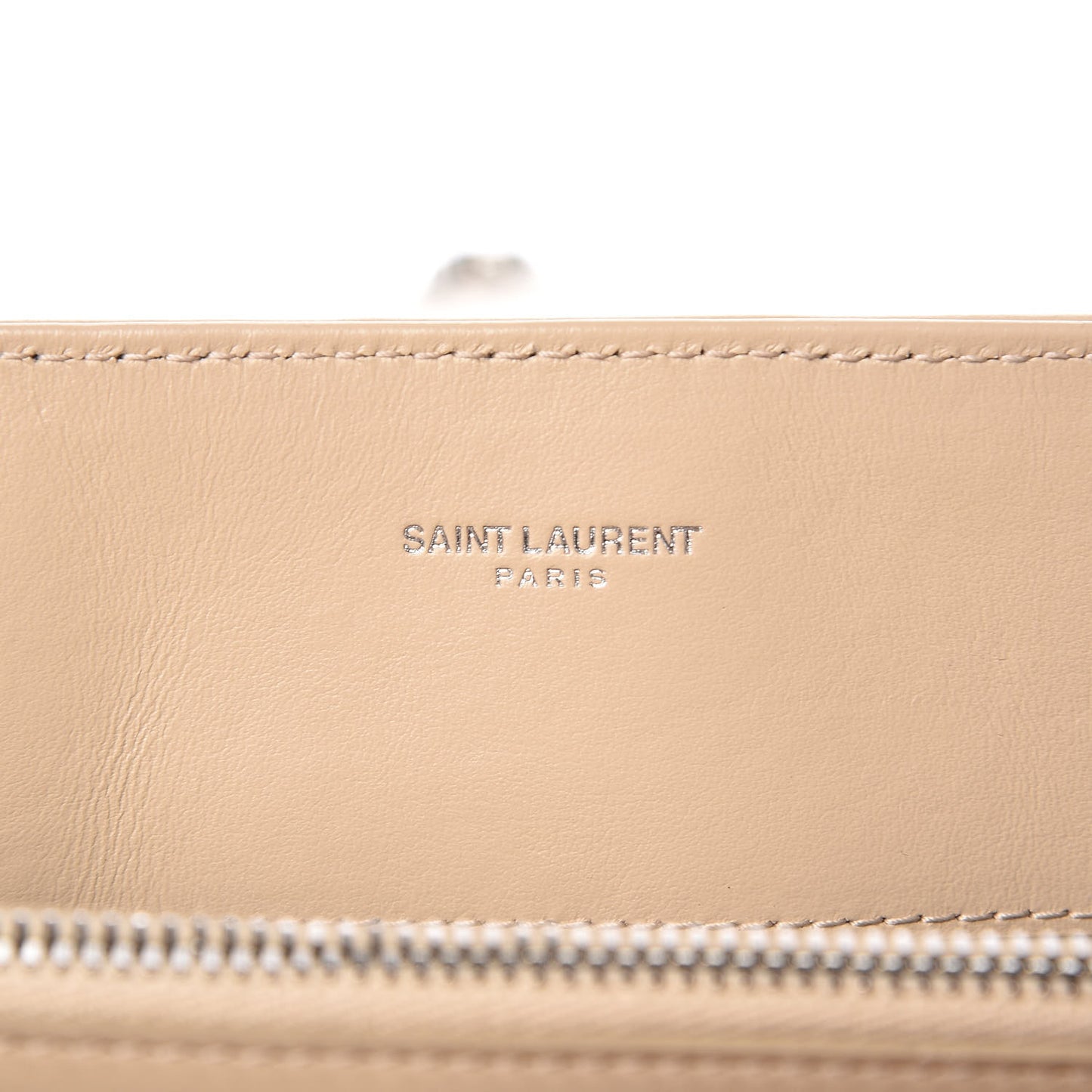 Calfskin Y Quilted Monogram Large Loulou Shopper Nude Powder