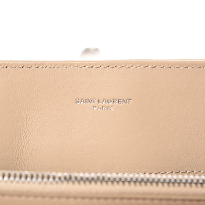 Saint Laurent Calfskin Y Quilted Monogram Large Loulou Shopper Nude Powder 6 of 14