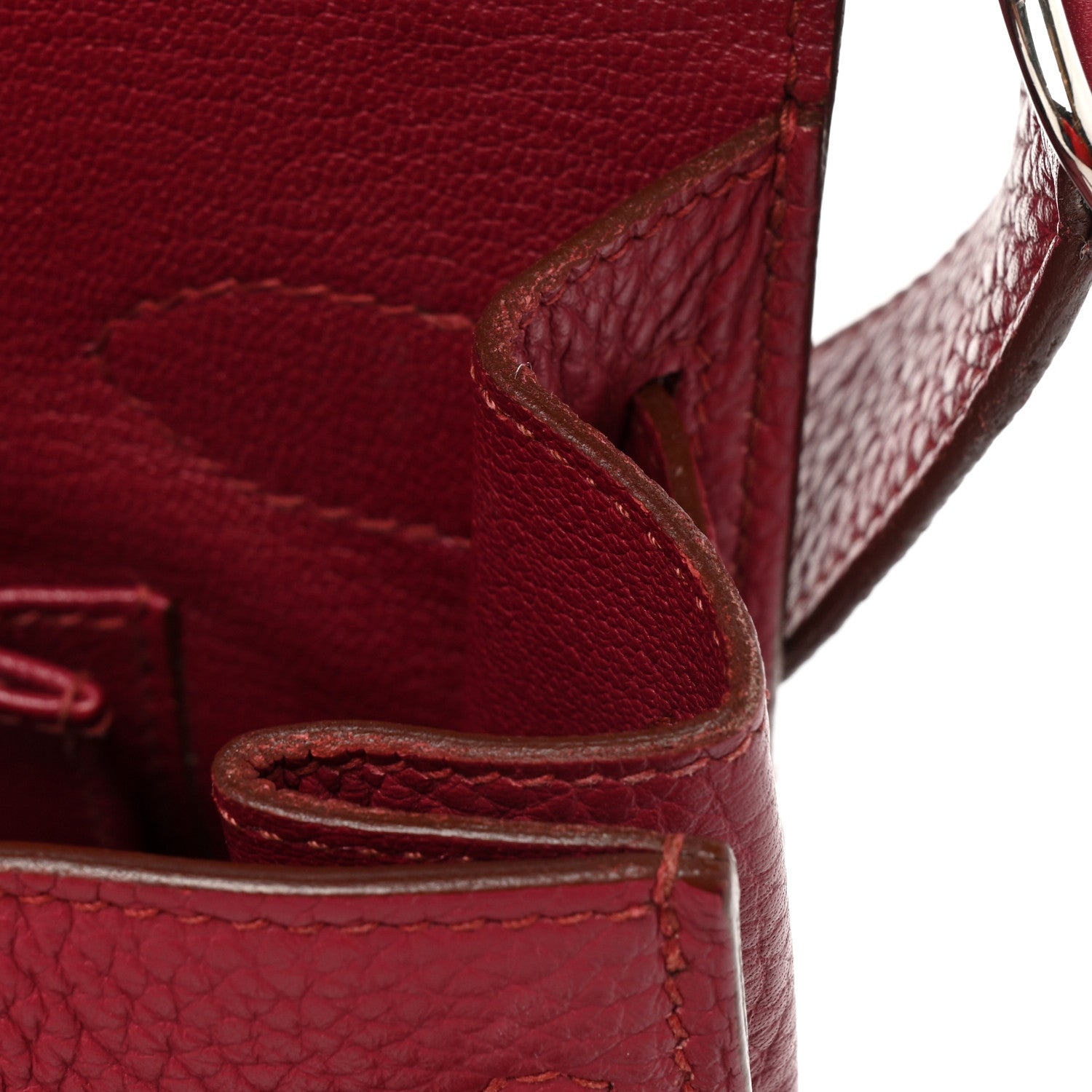 Hermes Taurillon Clemence Jypsiere 31 Rubis 12 of 19