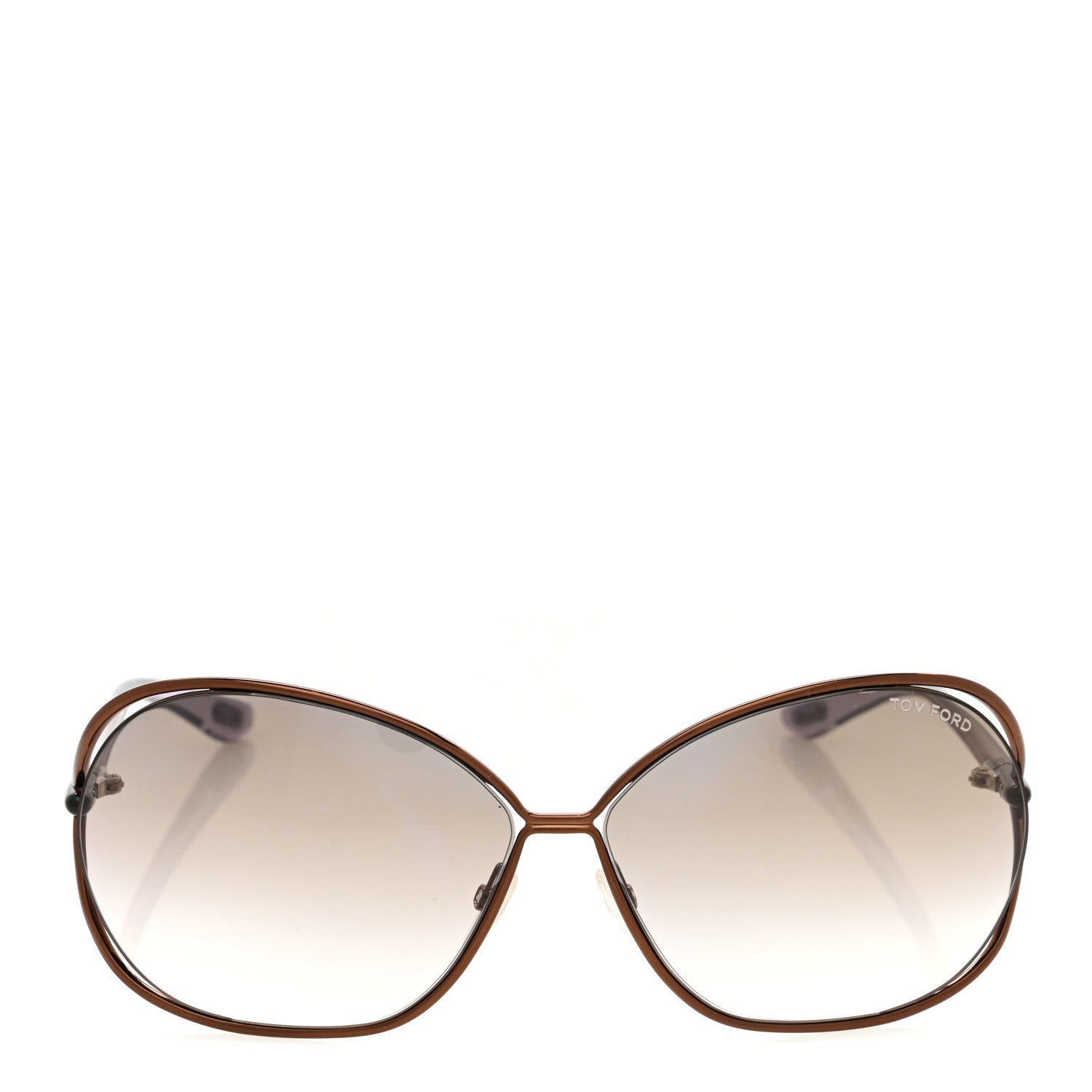 Tom Ford Carla Soft Square Sunglasses Brown 2 of 7