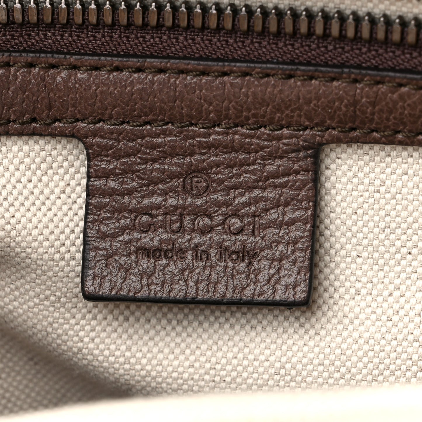 GG Supreme Monogram Medium Ophidia Day Backpack Brown