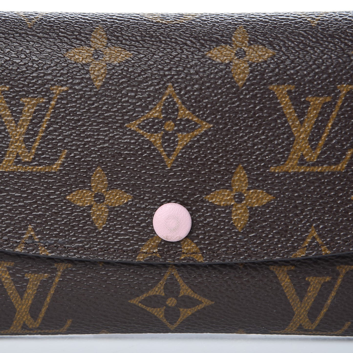 Monogram Emilie Wallet Rose Ballerine