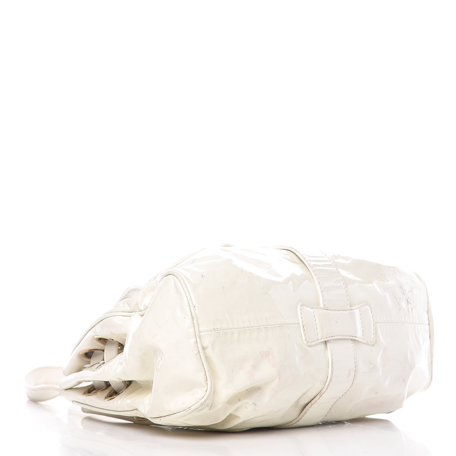 Jimmy Choo Patent Riki Bag White 4 of 21