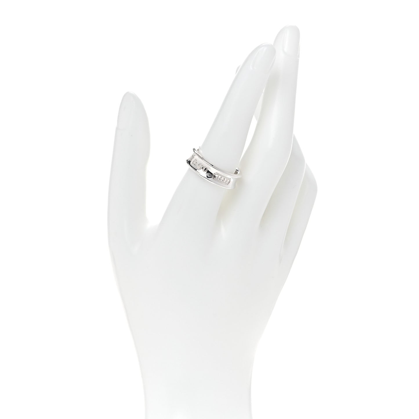 Sterling Silver 1837 Square Ring 58 8.5