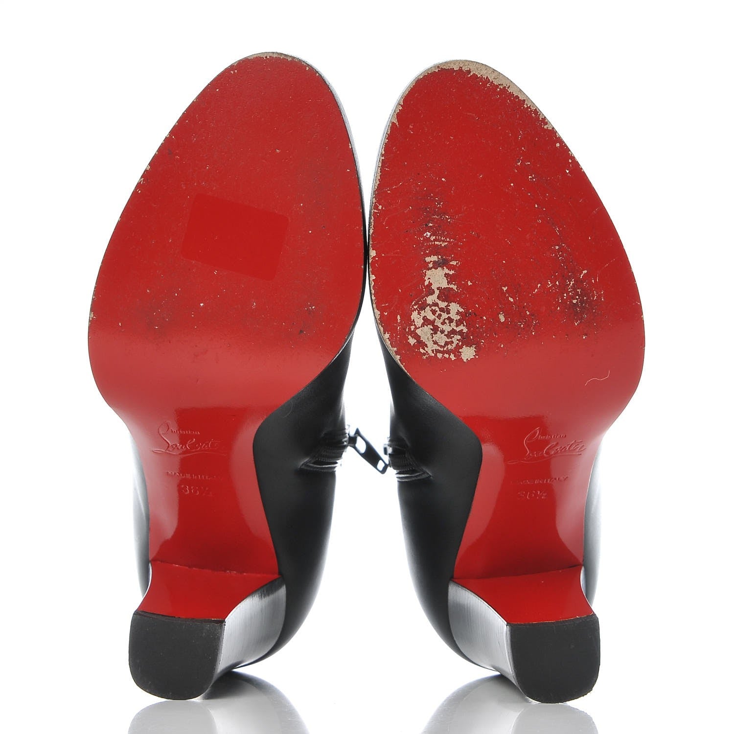 Christian Louboutin Calfskin Adox 85 Ankle Boots 36.5 Black 7 of 10