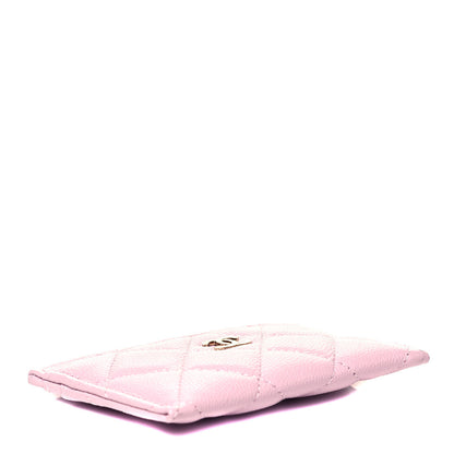 Chanel Caviar Quilted Card Holder Light Pink 3 of 7