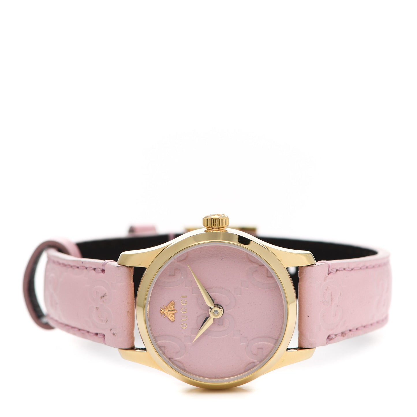 Stainless Steel Calfskin 27mm G-Timeless Quartz Watch Pink