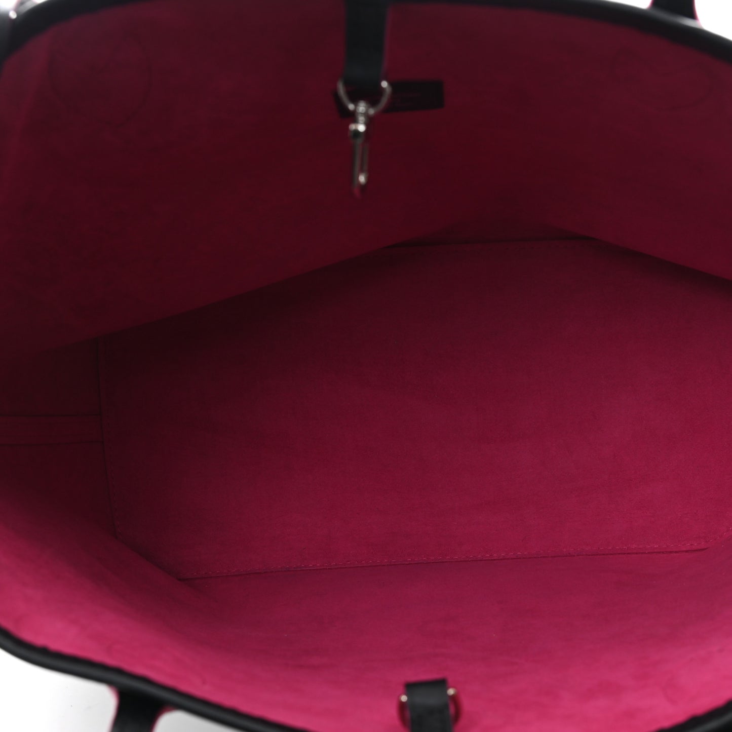 Epi Neverfull MM Black Hot Pink