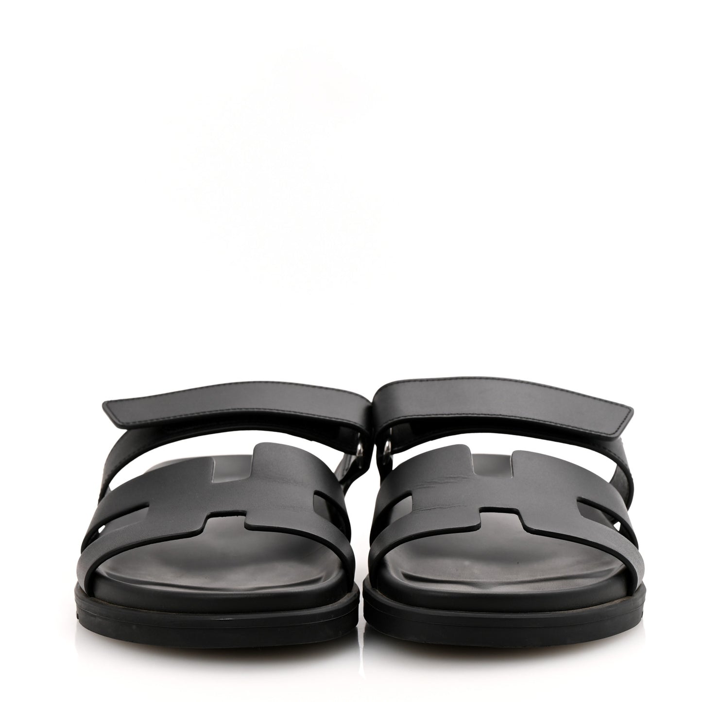 Calfskin Womens Chypre Sandals 38.5 Black