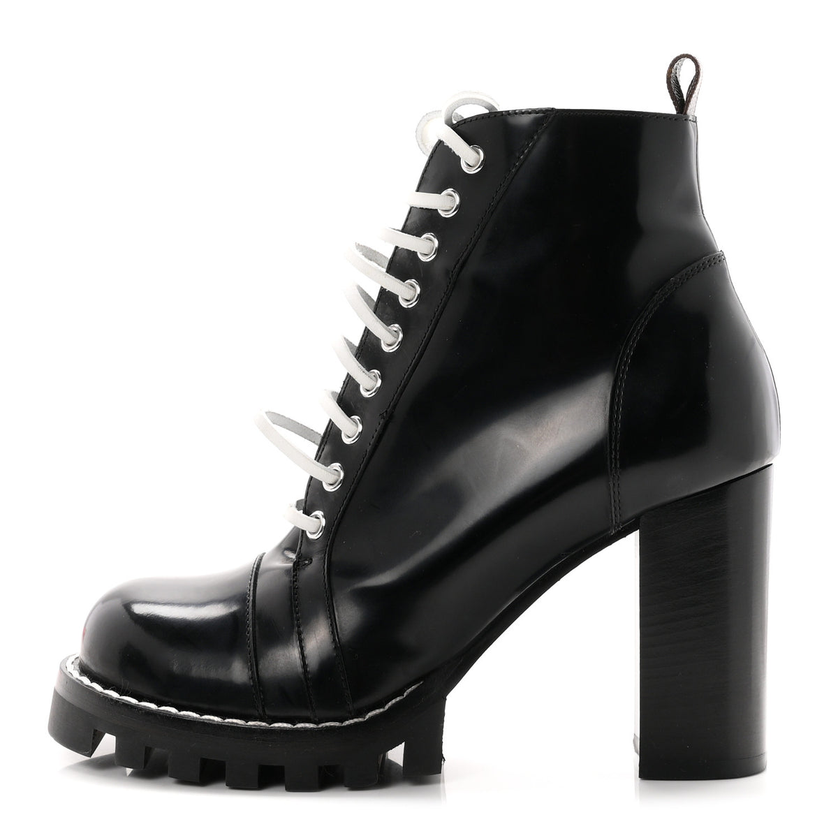 Louis Vuitton Glazed Calfskin Star Trail Ankle Boots 40 Black 1 of 10
