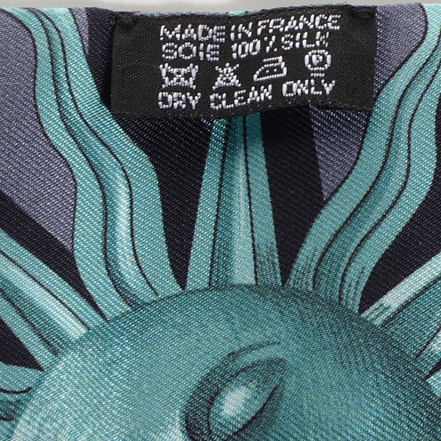 Hermes Silk Astrologie Twilly Gris Acier Bleu Veronese 3 of 5