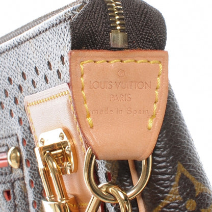 Louis Vuitton Monogram Perforated Pochette Accessories Bag Orange 5 of 7