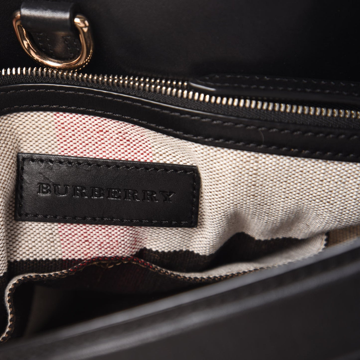 Canvas Mega Check Medium Ashby Hobo Black
