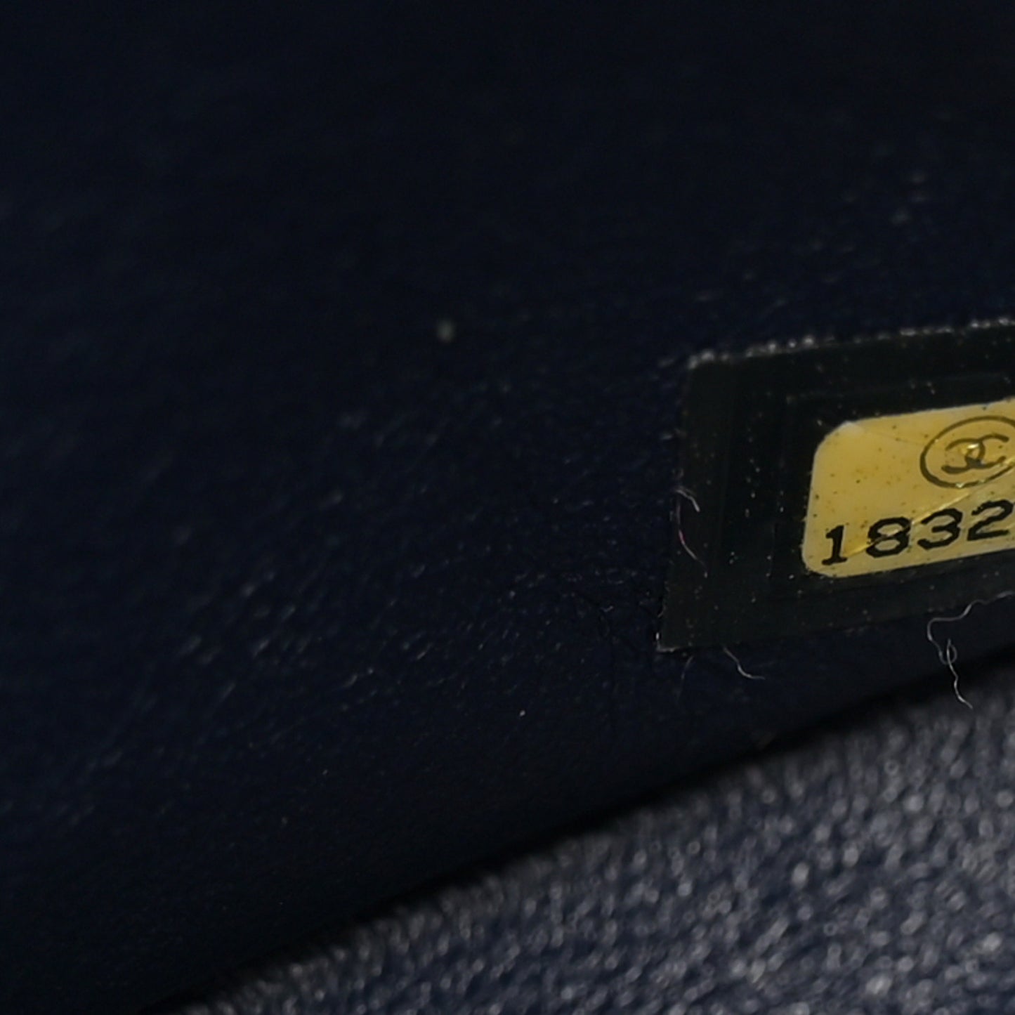 Caviar Quilted Maxi Double Flap Navy Blue