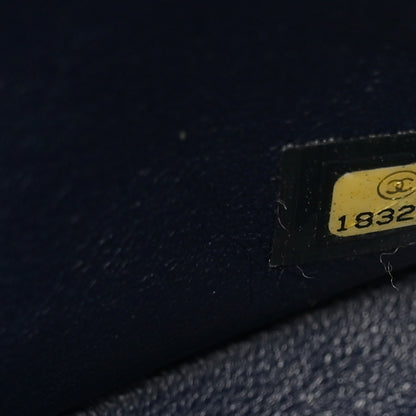 Chanel Caviar Quilted Maxi Double Flap Navy Blue 7 of 10