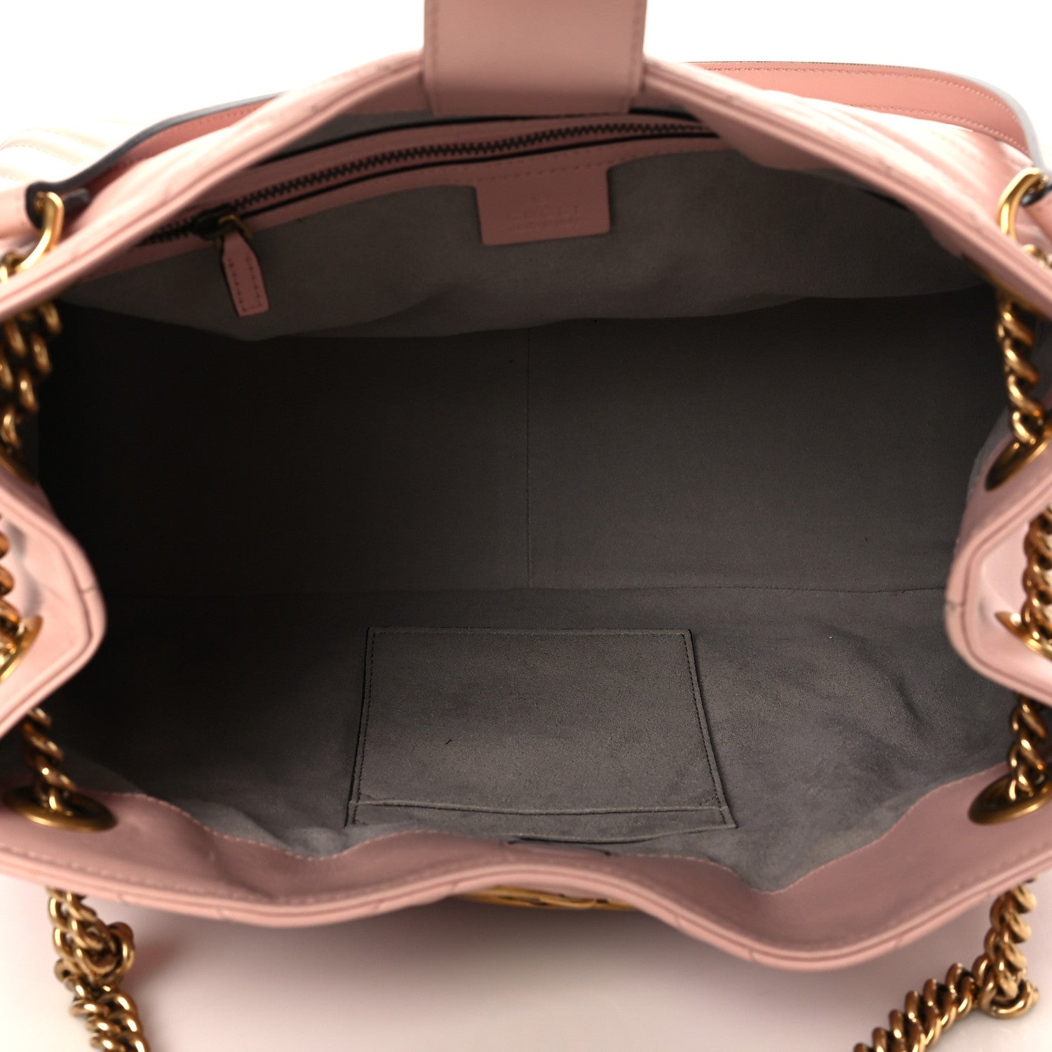 Gucci Calfskin Matelasse Medium GG Marmont Shoulder Tote Bag Perfect Pink 4 of 10