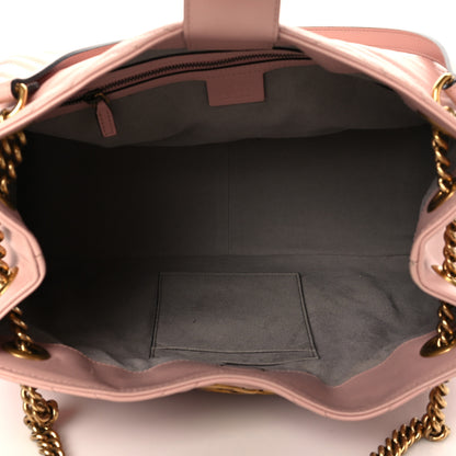 Gucci Calfskin Matelasse Medium GG Marmont Shoulder Tote Bag Perfect Pink 4 of 10