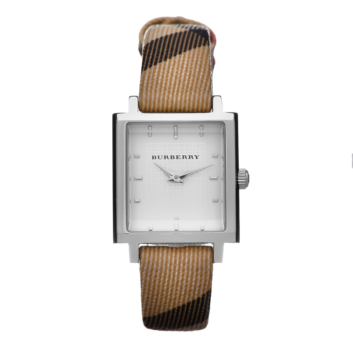 Stainless Steel Calfskin 24mm Nova Check Quartz Watch BU2016