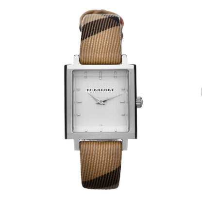 Burberry Stainless Steel Calfskin 24mm Nova Check Quartz Watch BU2016 1 of 7