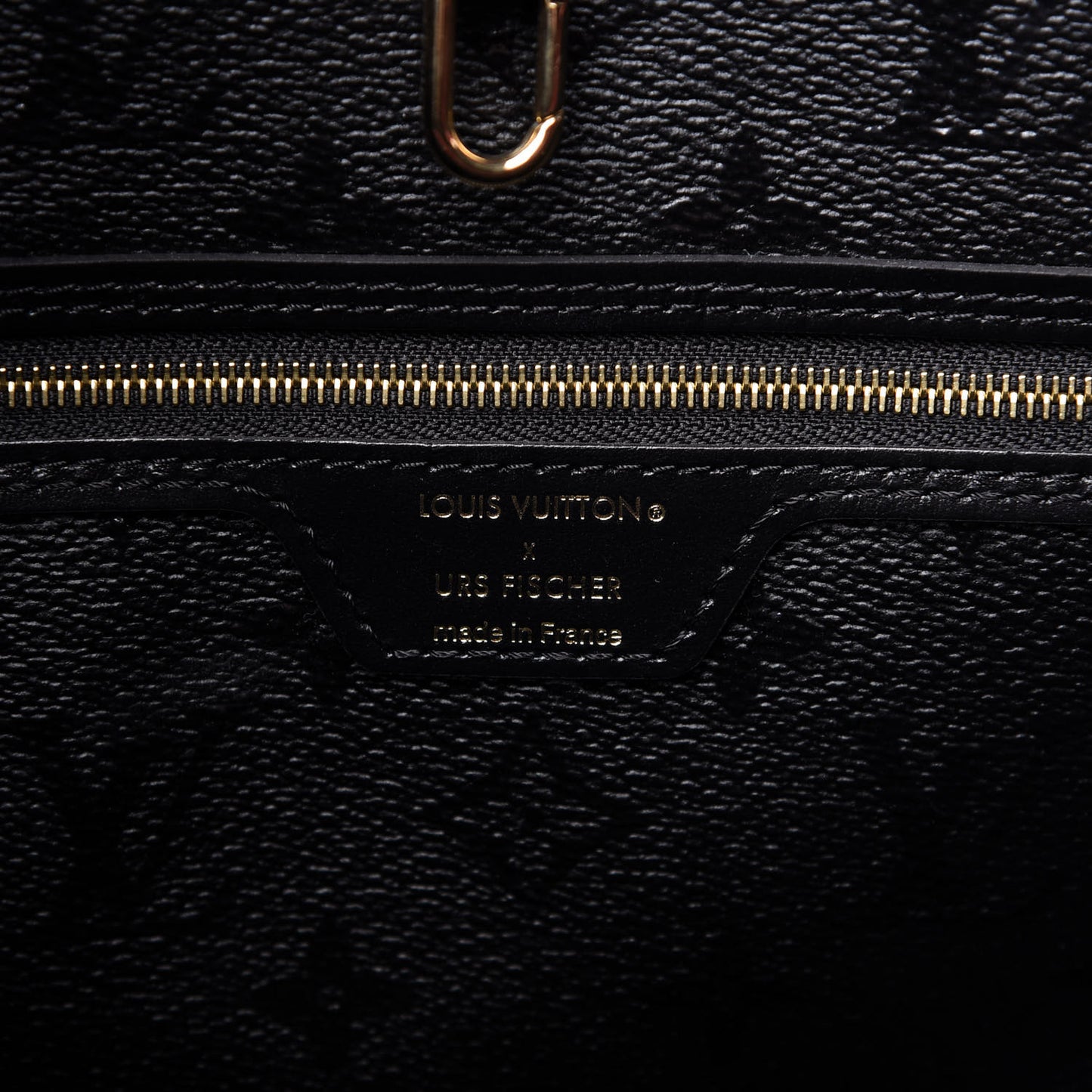 X UF Tufted Monogram Neverfull MM Black Red