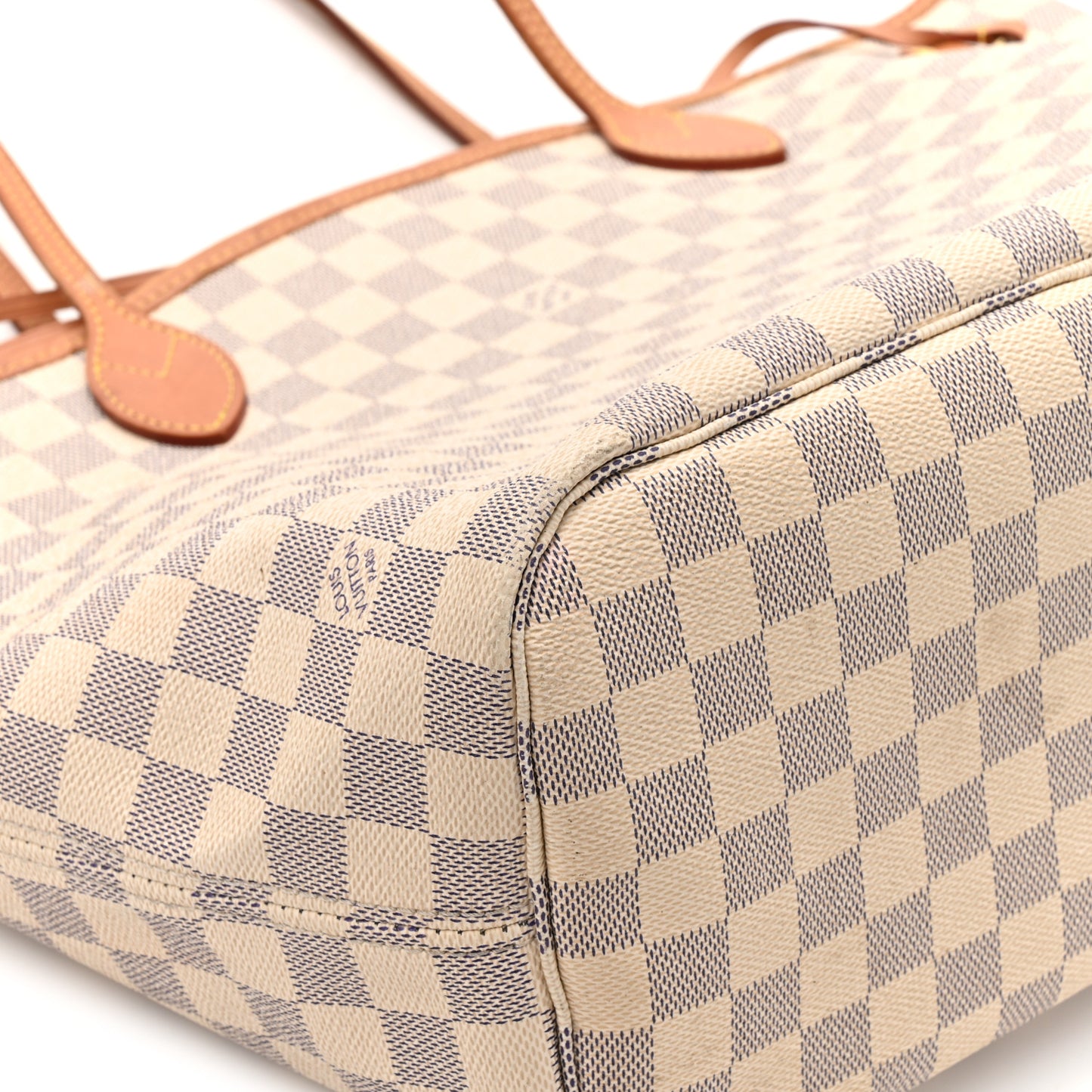 Damier Azur Neo Neverfull MM Rose Ballerine