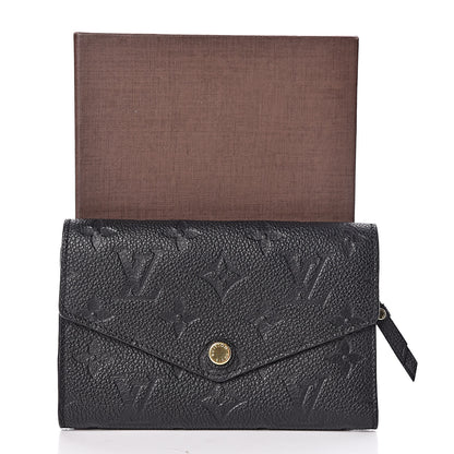 Louis Vuitton Empreinte Compact Curieuse Wallet Black 8 of 8
