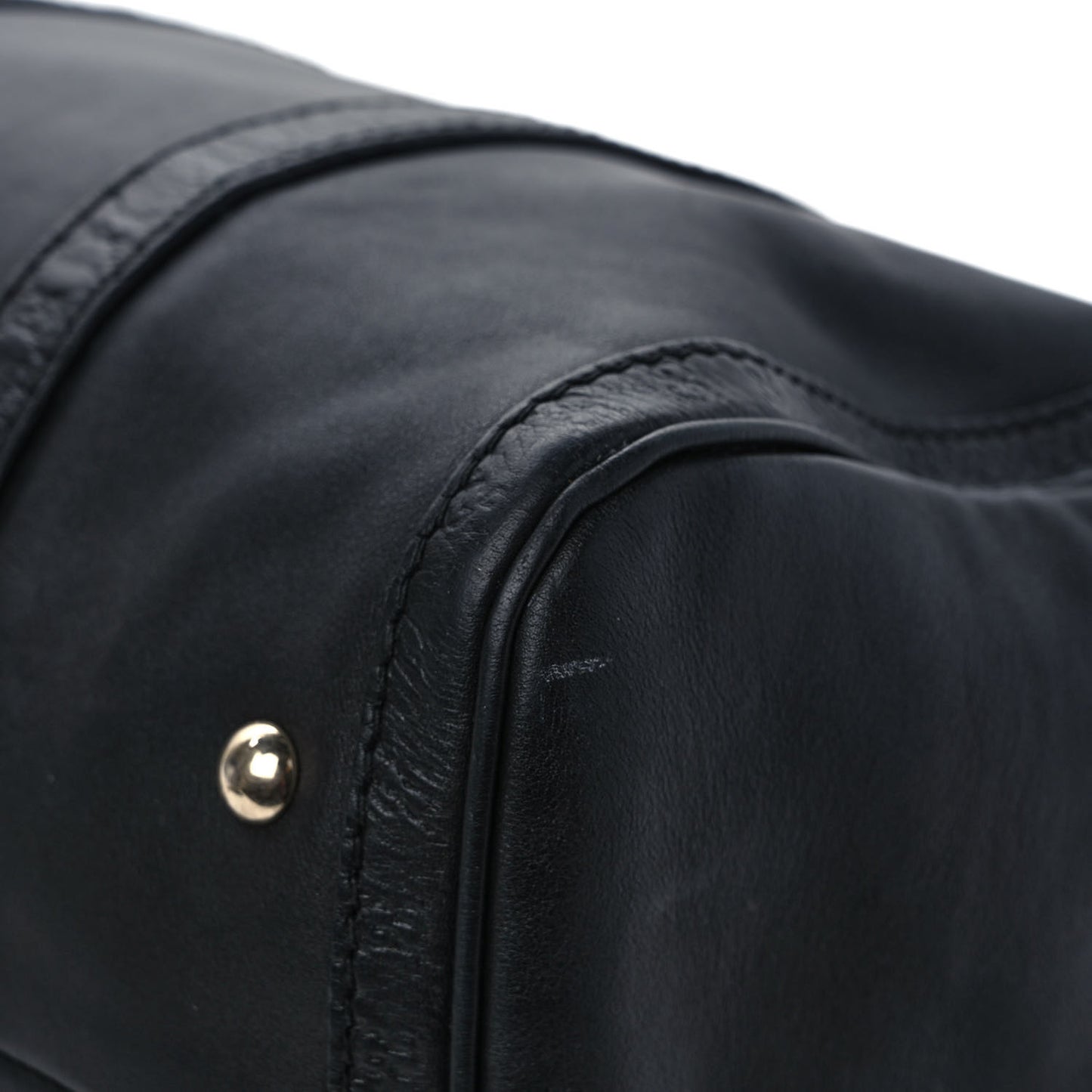 Calfskin Microguccissima Trim Medium Boston Black