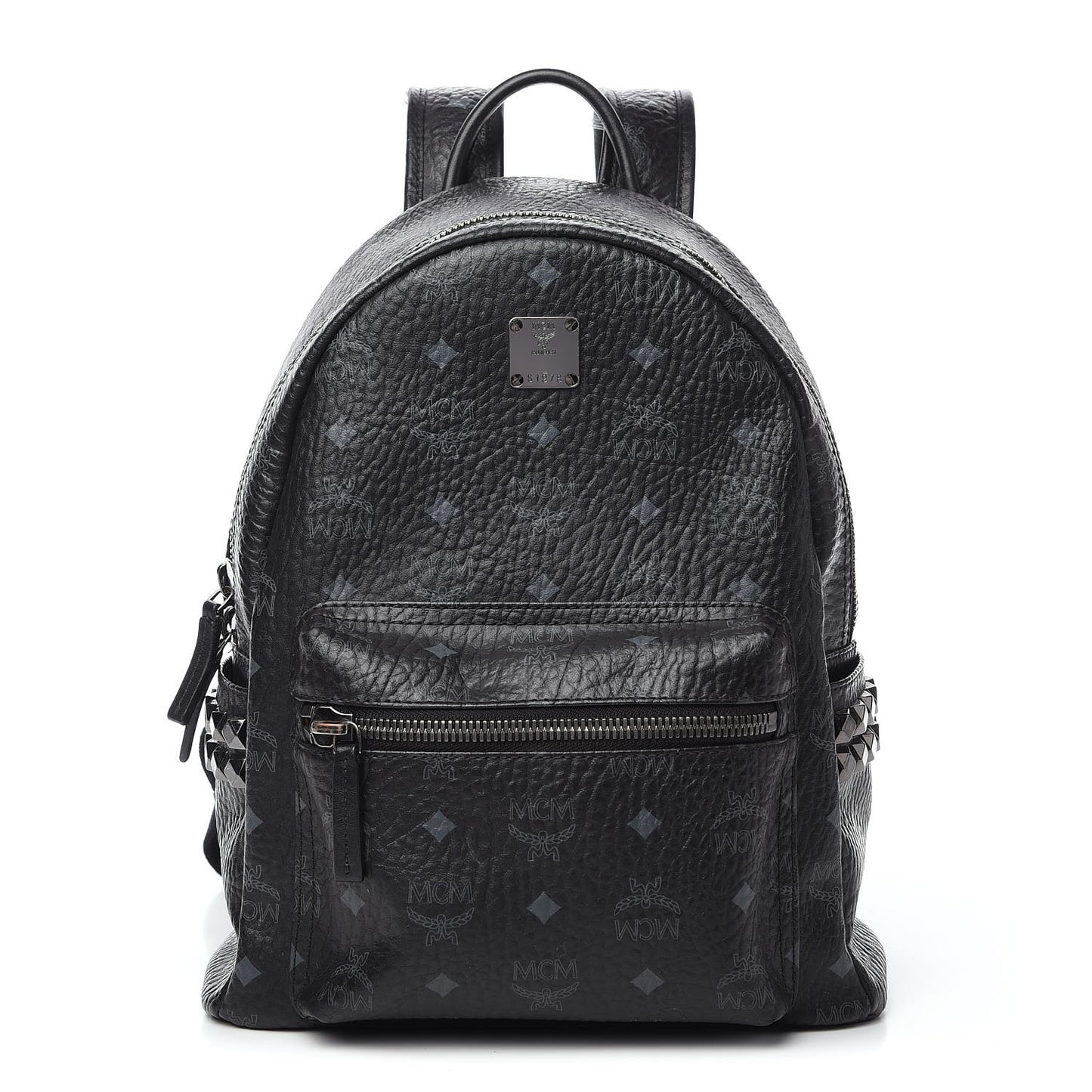Visetos Small Side Stud Stark Backpack Black