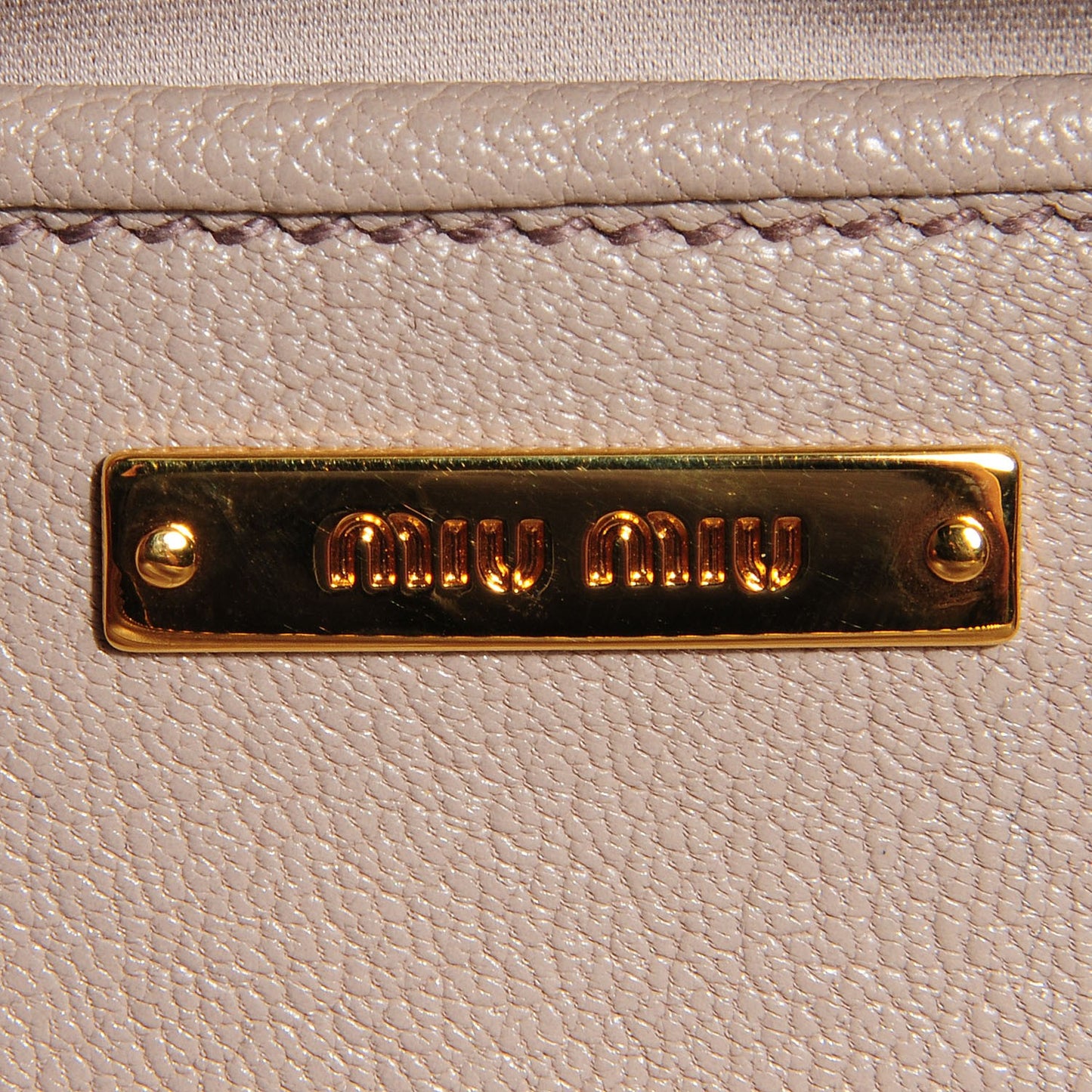 Goatskin Madras Top Handle Tote Pomice