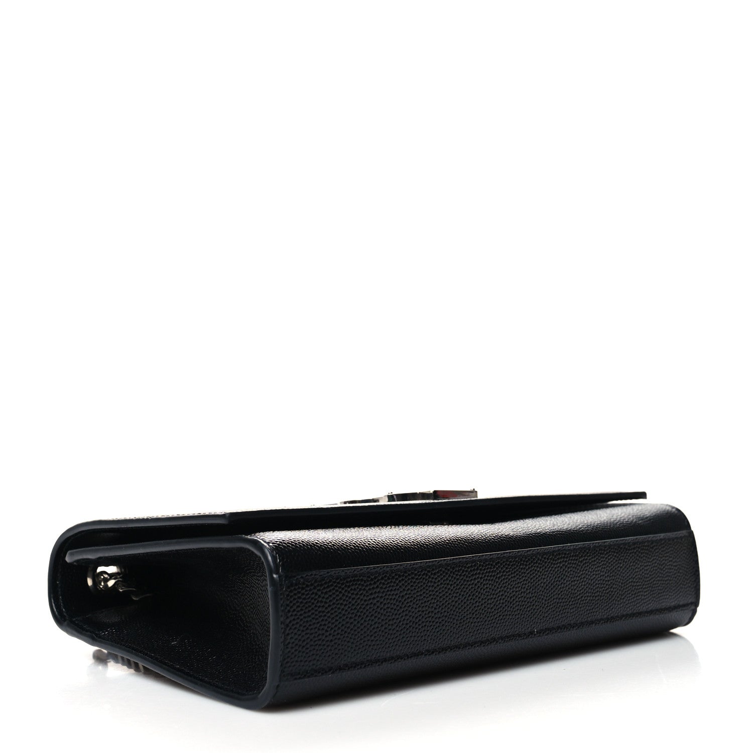 Saint Laurent Grain De Poudre Small Monogram Kate Satchel Black 4 of 10