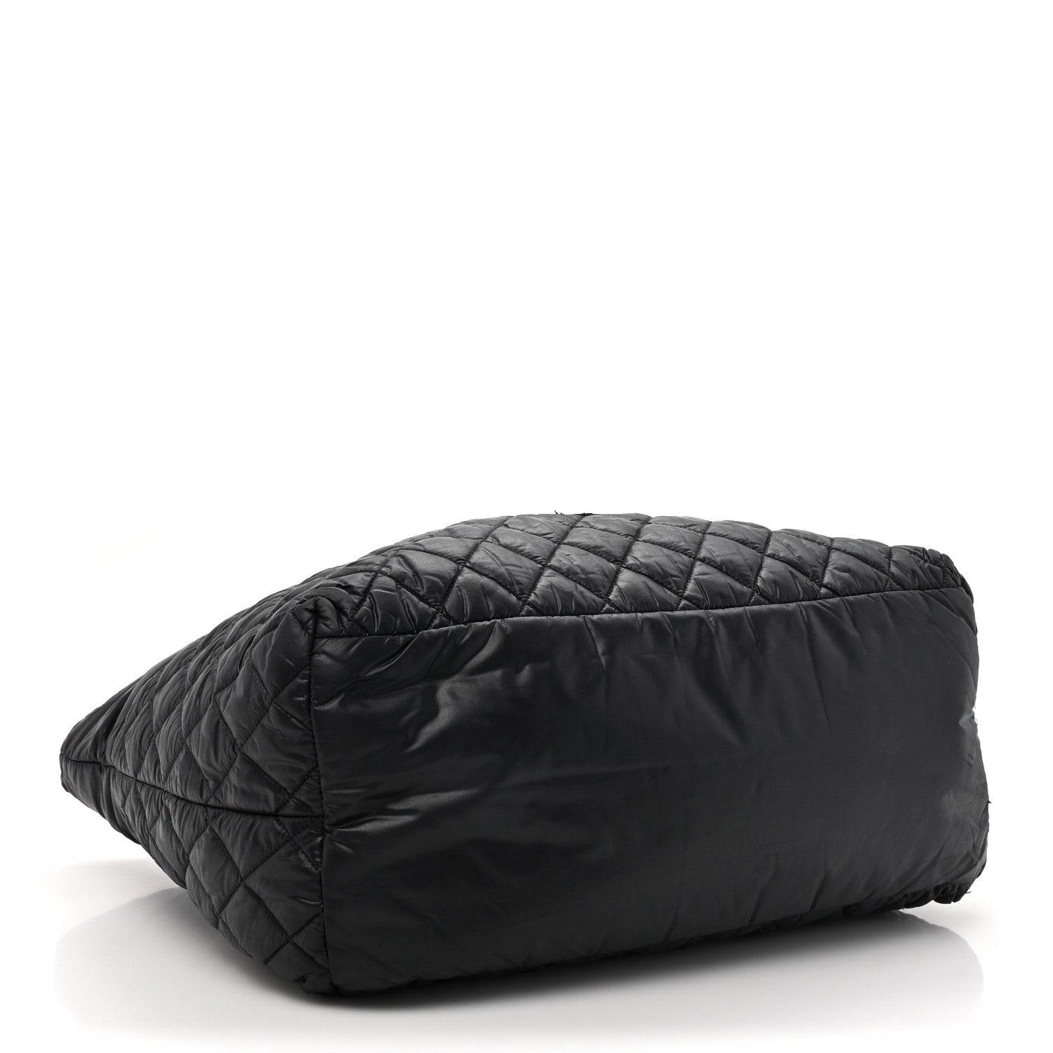 Chanel Nylon Quilted Large Coco Cocoon Tote Black 4 of 13