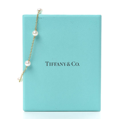 Tiffany 18K Yellow Gold Pearl 5.5-6mm Elsa Peretti Pearls By The Yard Bracelet 5 of 5