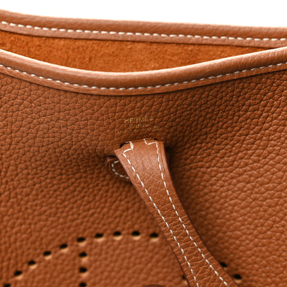 Hermes Taurillon Clemence Evelyne TPM Gold 6 of 11