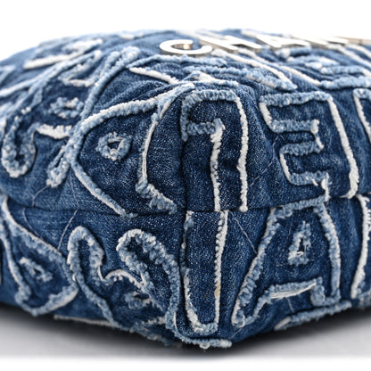 Chanel Denim Patchwork Quilted Mini Chanel 22 Blue 9 of 10