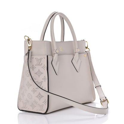 Louis Vuitton Calfskin Monogram On My Side Greige 4 of 12